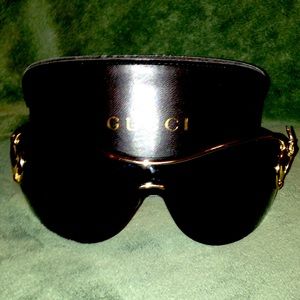 Gucci Dragon Fly Shield Sunglasses